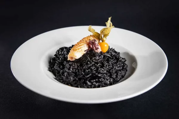 Squid Ink Risotto – Lean