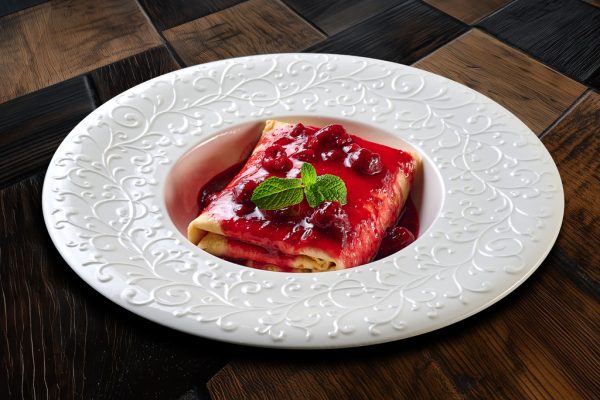 Raspberry palačinka